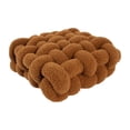 thumbnail image 2 of Cojín de ventana simple, alfombrilla cómoda y creativa, adorno tejido a mano, almohada de felpa para espalda de sofá para Bar, sala de estar, adorno Marron oscuro Soledad Cojines de asiento, 2 of 10