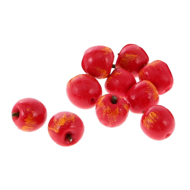 Miniatura Modelo Alimentos 10 pcs Hugo Fruta de casa de muñecas 5 mm