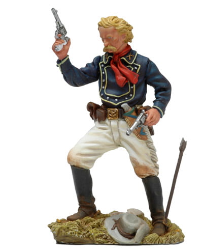 TOY SOLDIERS TIN AMERICAN CIVIL WAR 7TH CAVALRY GENERAL CUSTER 54 MM 