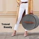 thumbnail image 2 of Hat Storage Bag for Travel Large Capacity Round Foldable Felt Dust-Proof Organizers Multifunctional Clothes Sundries Storage Box, 2 of 2