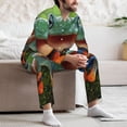 thumbnail image 7 of Sikiie Tree Frog Mens Pajama Set, Soft Warm Long Sleeve Sleepwear, Cozy Button-Down Pjs for Men-X-Large, 7 of 7