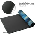 thumbnail image 4 of Blue Starry Sky Extended Gaming Mouse Pad - Large Non-Slip Desk Pad, 48x24 Inch, Keyboard and Mouse Desk Mat with Stitched Edges, Ideal for Game, Office & Home, 4 of 6