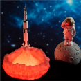 thumbnail image 4 of facefd 3D Printed Rocket Lamp Space Shuttle Lamp Night Light for Rocket Lovers, 4 of 6