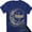 Blue, variant on XZNGL Tops for Women Casual Women Short Sleeve Casual T-Shirt Moon Print Tops Blouse Tunics