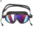 thumbnail image 4 of PULLIMORE Super Cool Swimming Goggles Anti-Glare Anti-Fog UV Protection Mirrored Wide Vision Adult Swim Goggles for Men Women Youth (Pink), 4 of 9