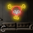 thumbnail image 4 of C-CRAFT Skull Bone Neon Sign LED Light 40 inch for Home Bar Decor, 4 of 5