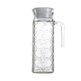 thumbnail image 2 of Plastic Water Pitcher Transparent Beverage Jug,Refrigerator Cold Drink Dispenser Kettle,Juice Milk Tea Storage Container,Large Capacity Home Kitchen Server,Portable Handle Lid Easy Pour Pitcher, 2 of 6