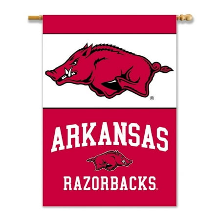 - University of Arkansas Razorbacks 2-Sided House Flag/Banner