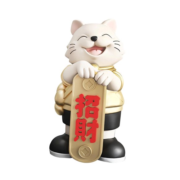 Estatua de gato de la , estatuilla de gato de , decoración del hogar, escultura de resina de escritorio creativa, figura de Animal