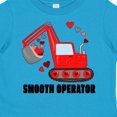 thumbnail image 4 of Inktastic Smooth Operator Funny Valentine Construction Boys or Girls Toddler T-Shirt, 4 of 5