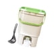 thumbnail image 4 of Cubo de compost de cocina de 21L con asa, práctico y portátil. Verde claro, 4 of 9