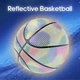 thumbnail image 2 of Baloncesto reflectante TFixol, resistente al desgaste, baloncesto colorido luminoso y brillante para adultos, 2 of 7