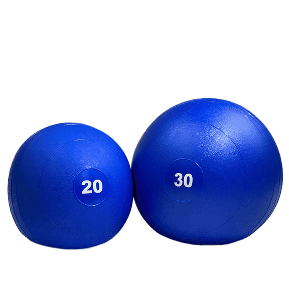 NEXO Fitness Slam Balls - Blue 15LB Slammer Medicine Ball for Fitness & Strength