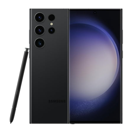Total by Verizon SAMSUNG Galaxy S23 Ultra, 256GB, Black- Prepaid Smartphone [Locked to Total by Verizon]