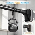 thumbnail image 3 of Tension Curtain Rods 40-166 inch(3.33-13.83 ft) , Extra Long Outdoor Curtain Rod No Drilling for Window or Bathroom Patio,Adjustable Spring Shower Rod, Easy to Install, 3 of 10