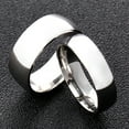 thumbnail image 3 of Naierhg Unisex Fashion Stainless Steel Engagement Couple Band Finger Rings Jewelry Gift, 3 of 8