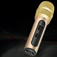 thumbnail image 2 of 1 Set Professional Handheld Microphone for Karaoke and Studio Singing, 2 of 9