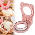 thumbnail image 1 of CRCMUHE Cake Mould Sandwich Cutter And Sealer Set Stainless Baking Tool Circular Sandwich Cutting Cake Sandwich Pocket Bread Use For Breakfast Sandwich Maker Lunchbox B, 1 of 9