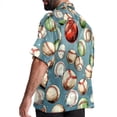 thumbnail image 3 of Baseball Men's Casual Hawaiian Shirt Printed Button Down Short Sleeve Summer Beach Shirts Unisex, 3 of 6