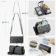 thumbnail image 3 of funda billetera para Samsung Galaxy A72 con Protección RFID, Ranuras para Tarjetas, Pata de Cabra, Correa Desmontable-Funda para teléfono tipo Bandolera con Tapa de Cuero PU a prueba, 3 of 9