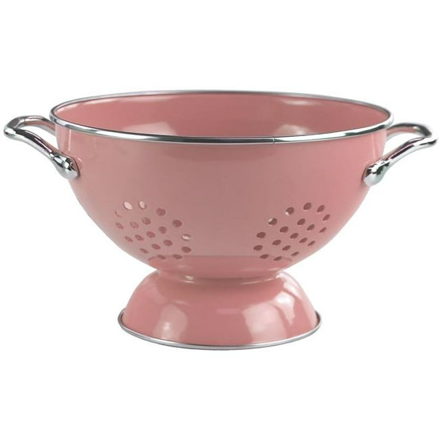 Passoire 1,5 qt Revêtue de Poudre Rose