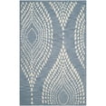 thumbnail image 1 of Safavieh Bella Collection BEL126A Handmade Blue and Ivory Premium Wool Area Rug (8' x 10'), 1 of 3