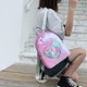 thumbnail image 4 of Lindas lentejuelas corazón caballo decoración mochilas mujeres cuero pequeña mochila (rosa) Likrtyny Para estrenar, 4 of 9