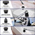 thumbnail image 3 of Homtronics Cepillo para Ba&ntilde;o Limpieza, [IPX8 Resistente al Agua] Cepillos de Limpieza con 4 Cabezas de Cepillo Reemplazable,Funciona hasta 120 Minutos para ba&ntilde;o, Cocina, Limpieza, 3 of 8