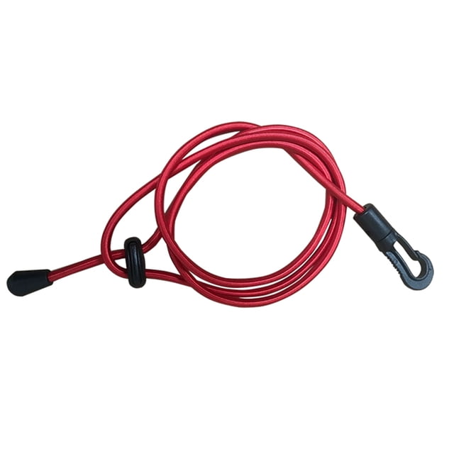 Eigraketly Kayak Paddle Bungee Inflable Boat Paddles Holder Tie Down Cord Cordón Correa elástica Portable Canoeing Rope Red Deportes acuáticos Rojo