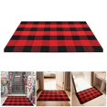 thumbnail image 2 of Checkered Rug Layered Woven Doormat Suitable For Front Porch Entrance And Outdoor Holiday Decorations. Washable Rug Suitable For Home Patio And Kitchen. Decorative Blankets Soft Blankets Blankets Pack, 2 of 6