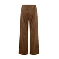 thumbnail image 5 of Women's Corduroy Bottom Pants with Elastic Waist, Flared Trousers for Fall & Autumn, 5 of 9