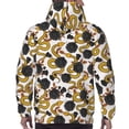 thumbnail image 7 of Fotbe Men's Hoodie with Snake And Rose Pattern - Kangaroo Pocket Pullover Hooded Sweatshirt, Perfect for Daily Wear, Travel, and Home-X-Large, 7 of 7