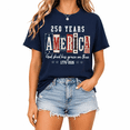 thumbnail image 3 of Christian America 250 Years Anniversary T-Shirt, God Shed His Grace on Thee 1776-2026 Patriotic Fourth of July Tee, 3 of 6