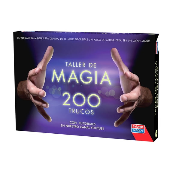 Caja de Magia FALOMIR 01160 Morado 200 Trucos