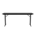 thumbnail image 6 of Correll Commercial Laminate 24" x 96" Folding Off-Set Leg Seminar Table - ST2496TF, 6 of 12