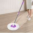 thumbnail image 6 of Rotary Mop and Mop Bucket Set with Wringer, Equipped with 3 Microfiber Cloths, 6 of 13