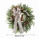 thumbnail image 3 of Simulation Bow Bells Wall Hanging Wreath Christmas Wall Hanging Decoration Door Hanging, 3 of 6