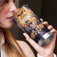 thumbnail image 4 of Mummy Cavalier King Charles Spaniel Happy Halloween with Pumpkins Bats Spooky Fun 20oz Stainless Steel Tumbler Insulated Cup with Lid Dog Lover Gifts - 00019, 4 of 5