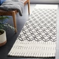 thumbnail image 2 of SAFAVIEH Vermont Wayne Trellis Runner Rug, Ivory/Black, 2'3" x 8', 2 of 8