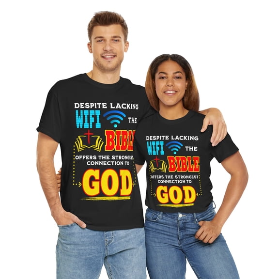 DJH Apparel | Bible Connection To God Christian Unisex T-shirt