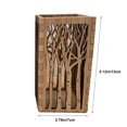 thumbnail image 2 of Candelabro para lamparilla de té, candelero de madera con forma de bosque para decoración de mesa del hogar, decoraciones para fiestas, 2 of 8