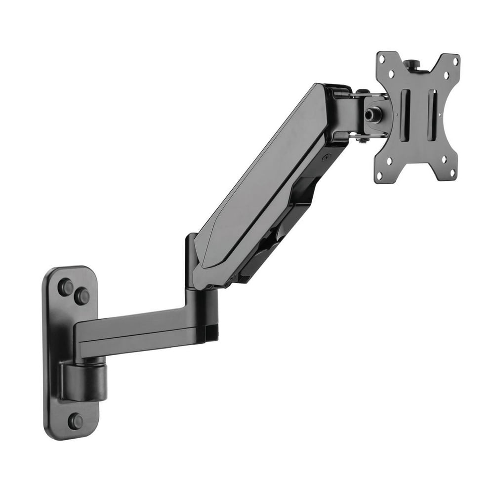 Wall Mounted Dual Monitor Mount Height Adjustable Computer Screen Vesa Stand