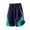 #001-Navy, variant on Ailaofu Womens Color Block Athletic Shorts Vintage Streetwear Loose Shorts with Pockets Elastic Drawstring High Waist Windbreaker Short Pants Casual Running Sport Bottoms