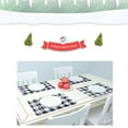 thumbnail image 6 of Piwvid Placemats Indoor Wipeable Black and Red Plaid placemat Vinyl Woven Table Mats Patio Placemats Non Slip Heat Resistant Washable Easy to Storage for Kitchen Table Dining Room, 6 of 7