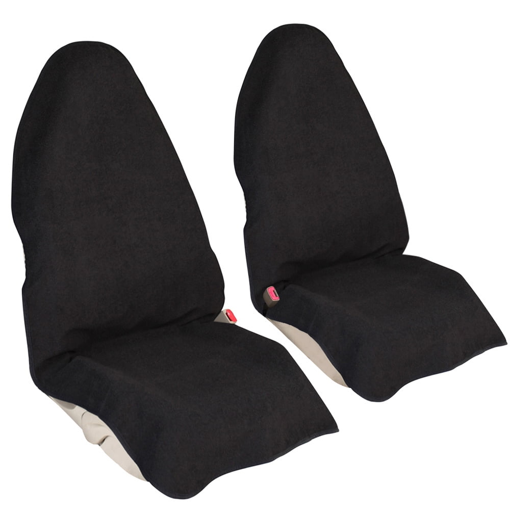 Eagle 2pcs Waterproof Sweat Towel Front Bucket Seat Cover for Cars