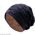 thumbnail image 5 of 2 Pieces Winter Warm Hat Scarf Set Knit Thick Beanie Scarves Knitted Cap for Men, 5 of 11
