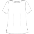 thumbnail image 3 of NATURAL UNIFORMS WOMENS COMFORT STRETCH SCRUB TOP MOCK WRAP STITCHED- RUNS FITTED, 3 of 3