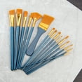 thumbnail image 3 of ROYAL & LANGNICKEL 15-Piece Golden Taklon Big Brush Set – Assorted Acrylic Artist Paintbrushes, 3 of 8