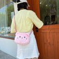 thumbnail image 4 of Bolsas de mensajero de hombro de felpa para mujer bandoleras femeninas Ehuebsd informales con diseño de gato de dibujos animados pequeñas para Otoño e Invierno, 4 of 9