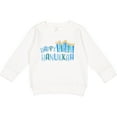 thumbnail image 2 of Inktastic Happy Hanukkah with Candles Toddler Sweatshirt, 2 of 4